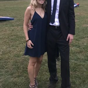 Alice + Olivia navy blue mini dress, size s